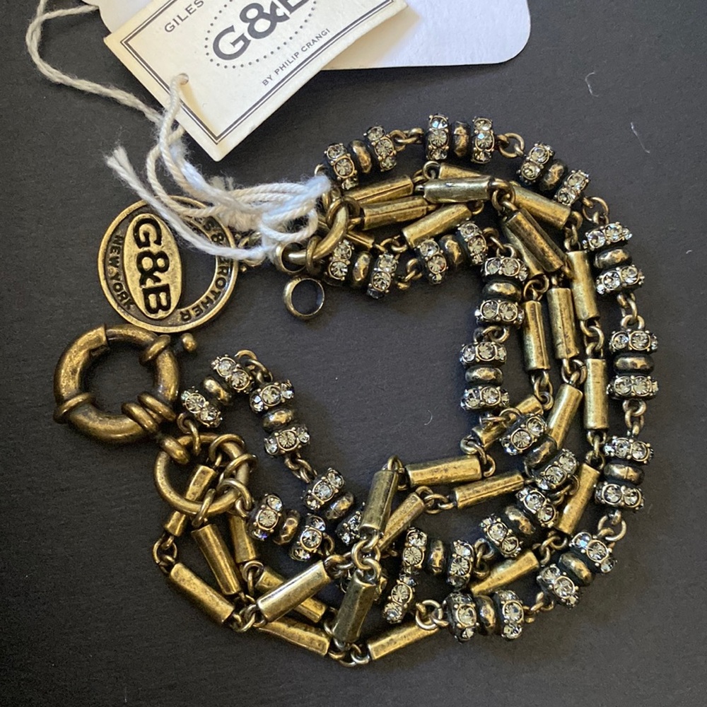 Giles & Brother Antique Brass Bracelet